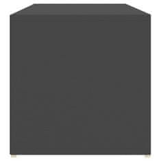 Vidaxl Botníková lavice šedá 105 x 35 x 35 cm dřevotříska