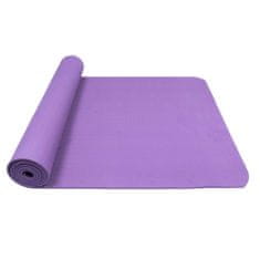 Yate Yoga Mat TPE, tm.fialová, 195x61x0.6cm