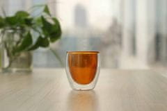 Ty Glass Termosklenice s dvojitým sklem 150ml - amber