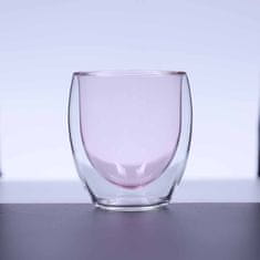 Ty Glass Termosklenice s dvojitým sklem 150ml - pink