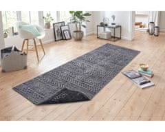 NORTHRUGS Kusový koberec Twin Supreme 105417 Biri Night Silver – na ven i na doma 80x150