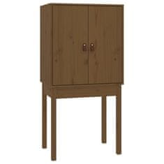 Vidaxl Skříň highboard medově hnědá 60x40x120 cm masivní borovice