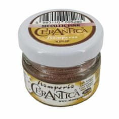 Kraftika Patina cerantica - metalická růžová 20ml,