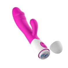 Vibrátor - dvojitý masážní přístroj pro ženy Purple