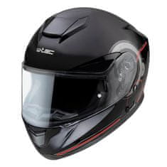 W-TEC Moto přilba Yorkroad Fusion Barva Black Grey Red Glossy, Velikost XL (61-62)