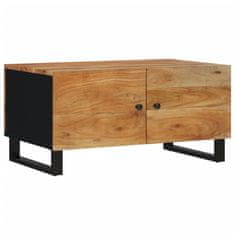 Greatstore Konferenční stolek 80 x 50 x 40 cm masivní akácie a kompozit