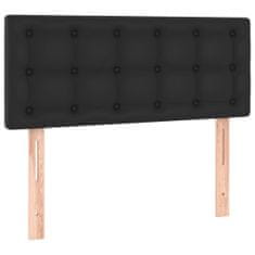 Greatstore Čelo postele s LED černé 100x5x78/88 cm umělá kůže