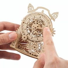 UGEARS 3d dřevěné mechanické puzzle dekorační budík