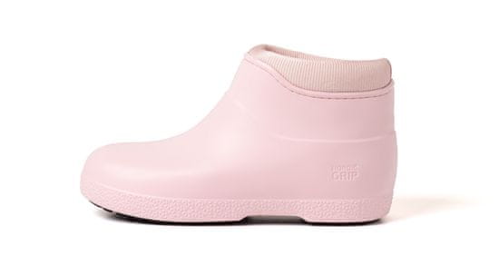 Nordic Grip Zateplené protiskluzové holinky Wets - bubble pink