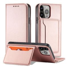 MG Magnet Card knížkové kožené pouzdro na Samsung Galaxy A23 5G, růžové