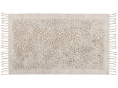 Beliani Bavlněný koberec 80 x 150 cm béžový BITLIS