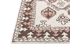 Beliani Vlněný koberec 200 x 200 cm vícebarevný TOMARZA