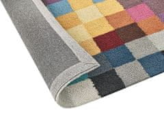 Beliani Vlněný koberec 200 x 200 cm barevný KANDIRA