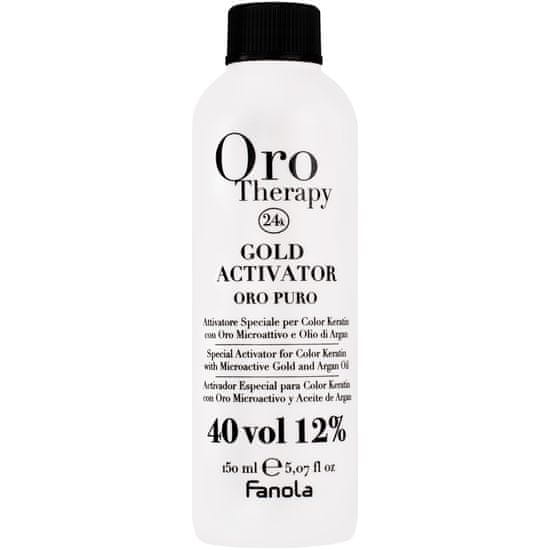 Fanola Oro Therapy Gold Activator Oro Puro 150ML okysličovadlo do barev, 20 VOL 6%