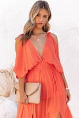 OMG! Dámské šaty Coby oranžová M