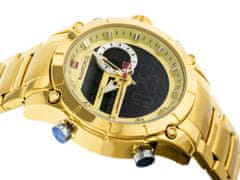 NaviForce Pánské analogové hodinky Drilora zlatá One size