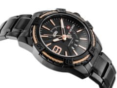 NaviForce Pánské analogové hodinky Waklam černá One size