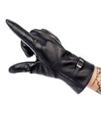 Rovicky Dámské kožené rukavice Battonya černá L