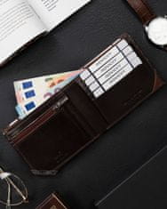 Rovicky Pánská kožená peněženka se zabezpečením RFID Parma černá univerzální