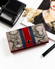 Peterson Dámská kožená peněženka Harjavalta červeno-šedá One size