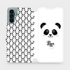 Mobiwear Knížkové flip pouzdro - Samsung Galaxy A04s - M030P Panda Amálka