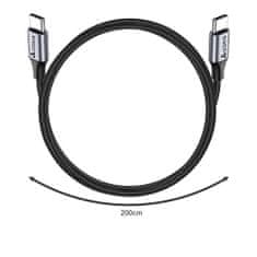 RS Izoxis 18927 Kabel USB Typ-C PD, 2m černý