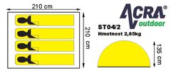 ACRAsport ST04/2 Stan pro 3-4 osoby, dvouplášťový