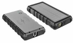 Viking Solární powerbanka W24W 24000mAh, QC3.0, bezdrátové nabíjení