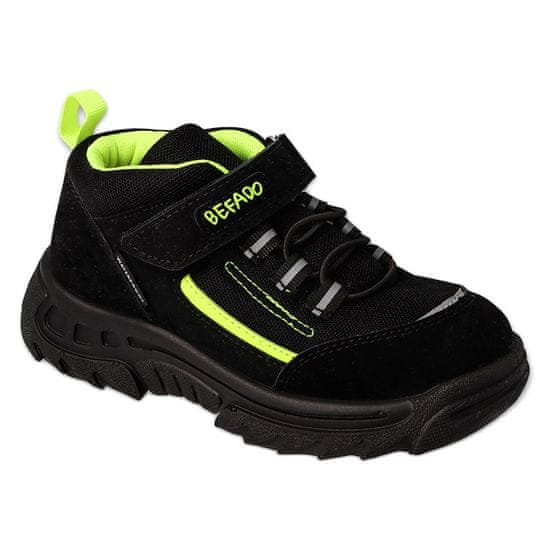 Befado dětská obuv černá/zelená 515Y004
