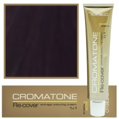 Montibello Cromatone Recover paint 60ml permanentní barva na šedivé vlasy, 4.62