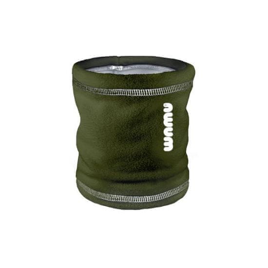 WAMU Dětský fleecový nákrčník, tmavá khaki (kolekce MASKÁČ-khaki)