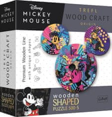 Trefl TREFL Wood Craft Origin puzzle Mickey Mouse 505 dílků