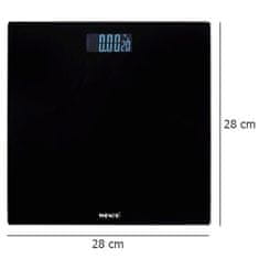 Wenko Osobní váha LED, 28 x 28 cm, černá 