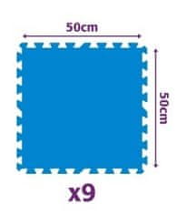 Pěnová podložka pod bazén 50 x 50 x 0,4 cm - modrá