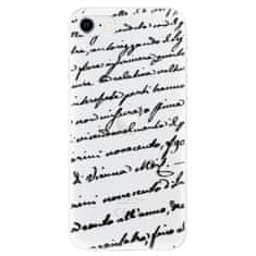 iSaprio Silikonové pouzdro - Handwriting 01 - black pro Apple iPhone SE 2020