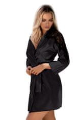 DKaren Dámský župan DKaren Housecoat Marion Black XL černá