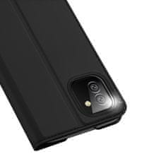 Dux Ducis Skin Pro knížkové kožené pouzdro na Samsung Galaxy A03, černé