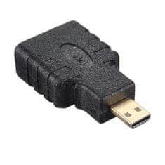 Northix Pozlacený adaptér Micro-HDMI na HDMI 