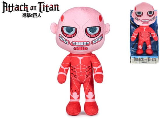 Play By Play Útok Titánů - Colossal Titan plyšový 27 cm v krabičce