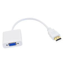 Northix Adaptér HDMI na VGA – bílý 