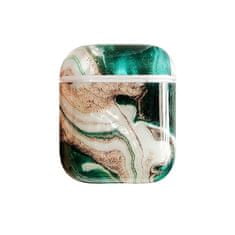 Northix Ochranné pouzdro pro AirPods - Green Marble 