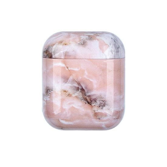 Northix Ochranné pouzdro pro AirPods - Pink Marble