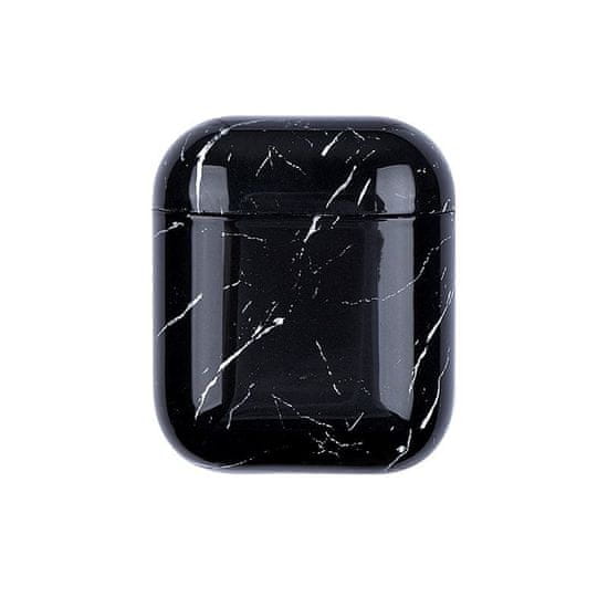 Northix Ochranné pouzdro pro AirPods - Black Marble