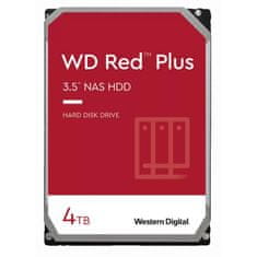 Western Digital Red Plus NAS trdi disk (HDD), 4 TB, SATA 6 Gb/s, 256 MB (WD40EFPX) - rozbaleno