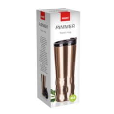 Banquet Hrnek cestovní dvoustěnný RIMMER 450 ml, měděný, sada 3 ks