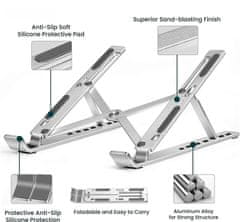 SWISSTEN hliníkový stojánek na notebook