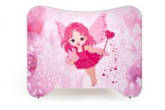 Halmar Dětská postel Happy Fairy, bílá / růžová