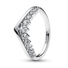 Pandora Třpytivý stříbrný prsten se zirkony Timeless 192320C01 (Obvod 50 mm)