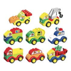 L-W Toys Junior kostky Auta 62 ks