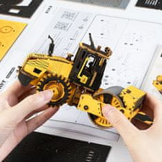 InnoVibe RoboTime dřevěné 3D puzzle - Silniční válec